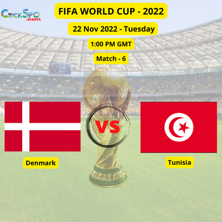 Denmark vs Tunisia crickspo