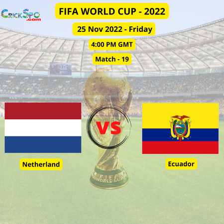 Netherland vs Ecuador crickspo