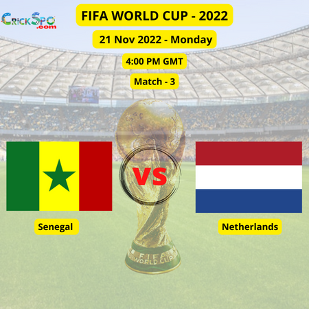 Senegal vs Netherlands crickspo