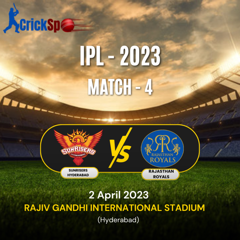 SRH vs RR IPL 2023 live score, Match prediction, Preview